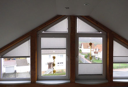 Plissee Fensterformen